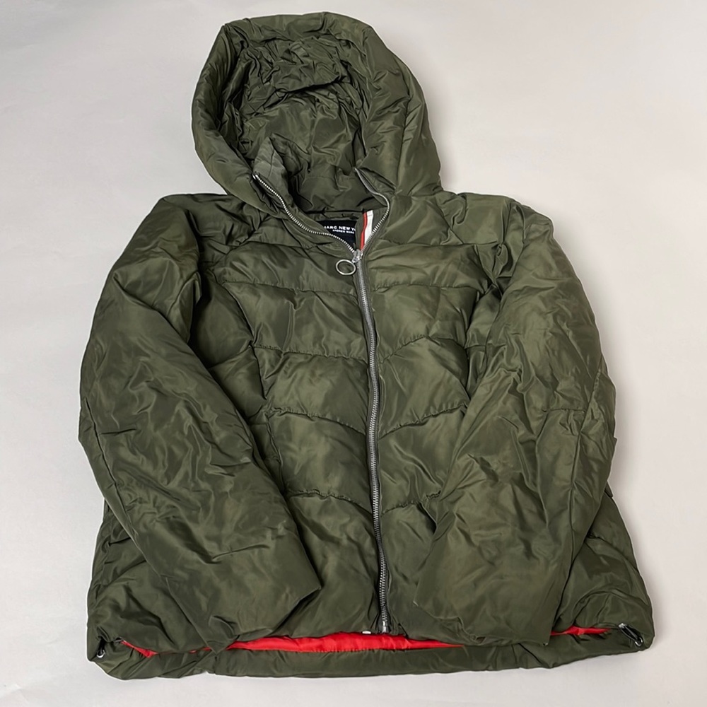 Marc New York green puffer jacket women’s size small excellent condition